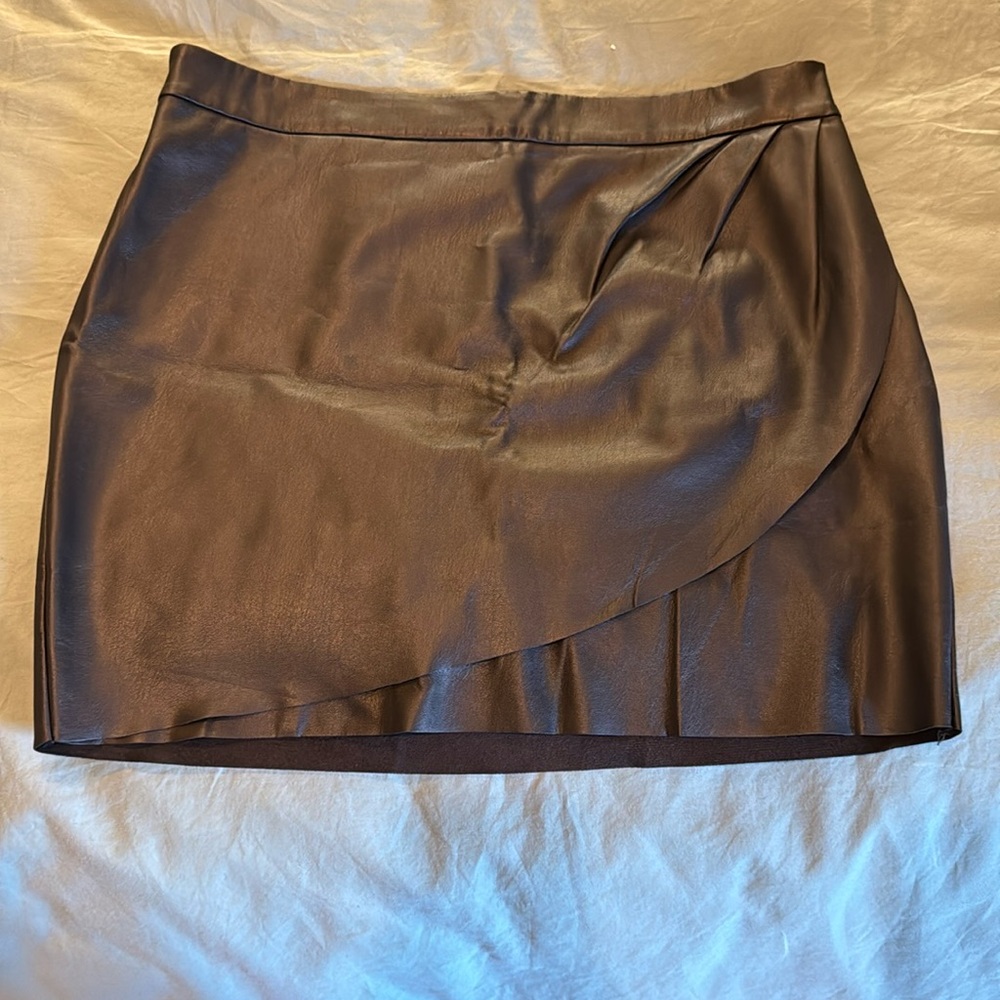 Express Leather Skirt
